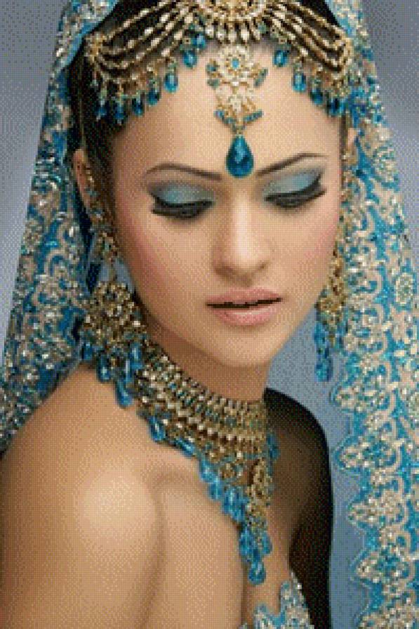 Женский образ - индианка, женщина, женский образ, девушка - предпросмотр