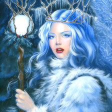 Схема вышивки «Снежная королева»