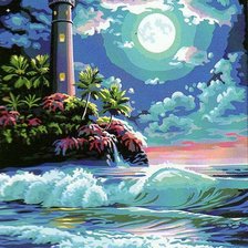 Схема вышивки «Маяк»