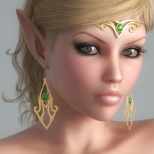 красивая эльфийка