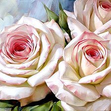 Схема вышивки «Розы»