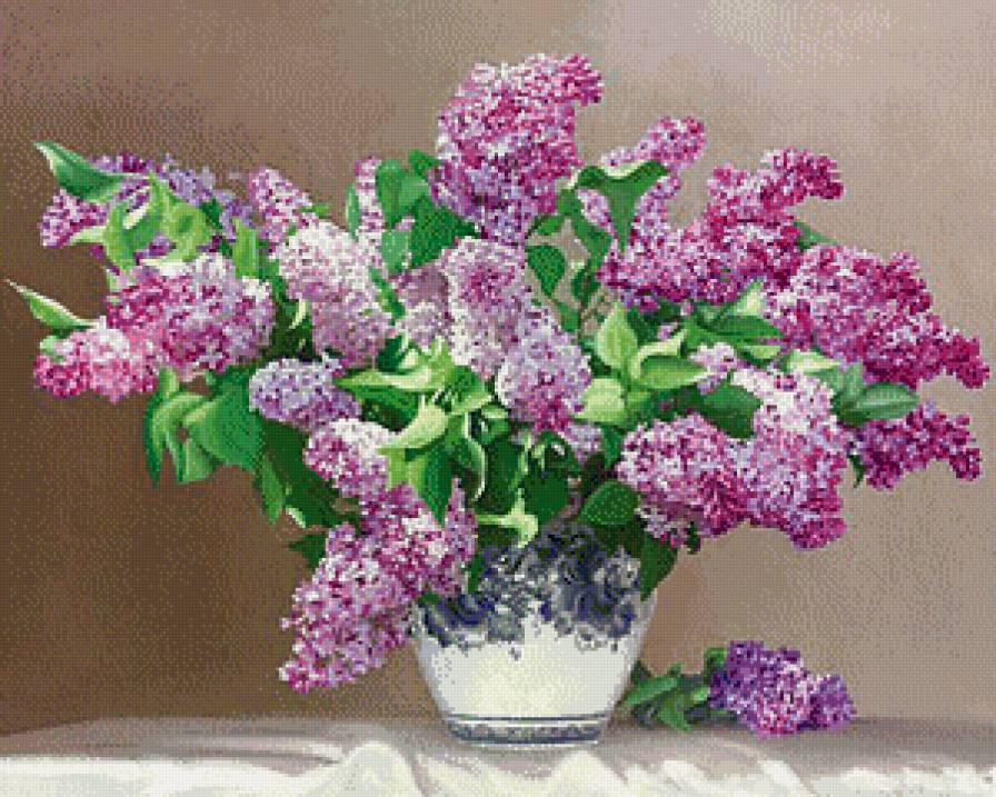 Сирень - сирень, букет, цветы - предпросмотр