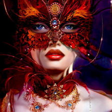 Схема вышивки «в маске»