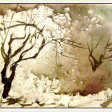 Схема вышивки «абстракция в японском стиле»