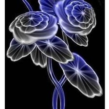 Схема вышивки «Необычные цветы»