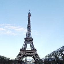 Схема вышивки «Эйфелева башня»
