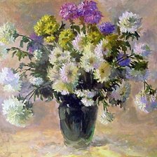 Схема вышивки «букет в вазе»