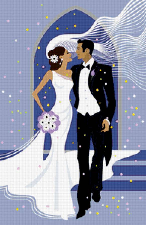 совет да любовь! - невеста, девушка, любовь, пара, жених, свадьба, мужчина, женщина - предпросмотр