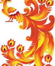 Схема вышивки «жарптица»