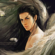 Схема вышивки «ангел»