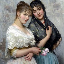 Схема вышивки «девушки»