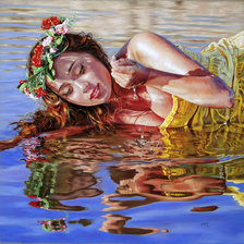 Схема вышивки «Отражение»