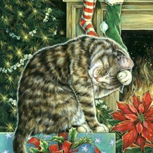 Схема вышивки «последнее прихорашевание»