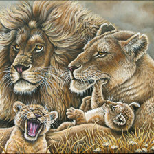 Схема вышивки «Семья»