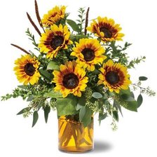 Схема вышивки «подсолнухи»