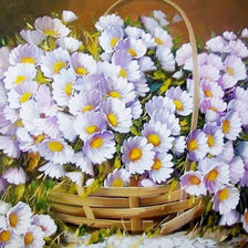 Схема вышивки «Ромашки»