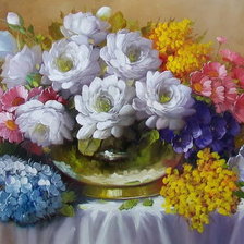 Схема вышивки «Шикарный букет»