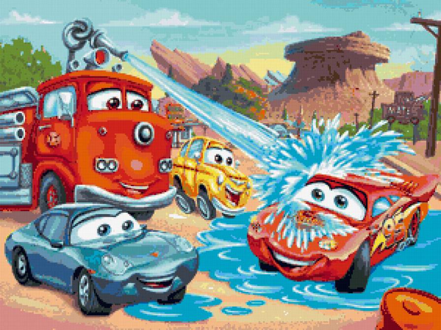 Тачки - машины, мультфильм - предпросмотр