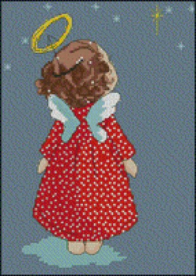 Ангелок в красном - предпросмотр