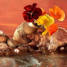 Схема вышивки «цветы»