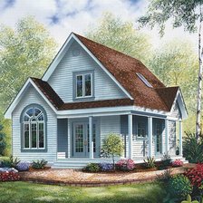 Схема вышивки «Дом»