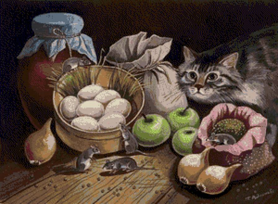 охота - мышки, котики, животные - предпросмотр