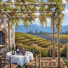 Схема вышивки «Вид с террасы»