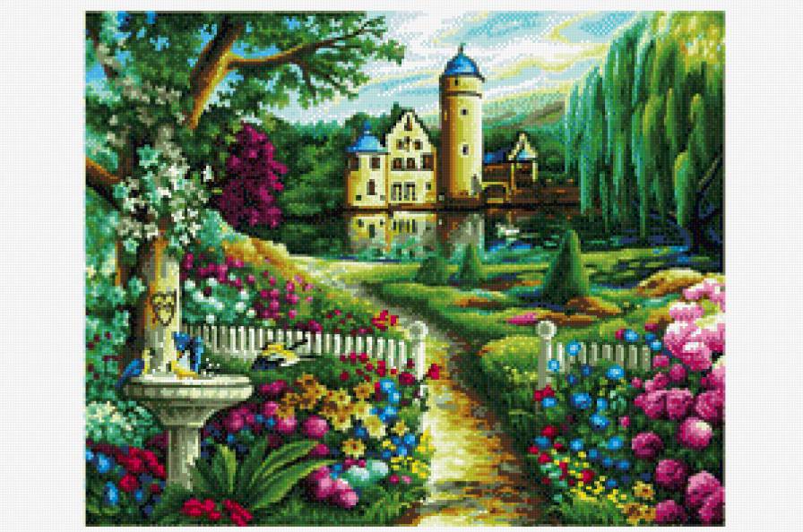 Замок - пейзаж, природа, замок - предпросмотр