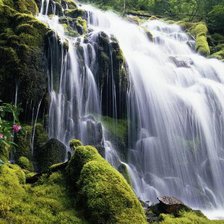 Схема вышивки «Водопад»