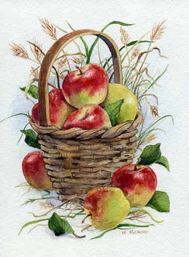 корзинка яблок - оригинал