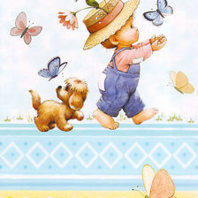 Схема вышивки «Открытки»