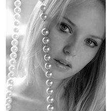 Схема вышивки «Блондинка»