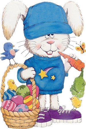 пасхальный кролик - животное, пасха, кролик - оригинал