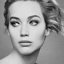 Схема вышивки «Дженнифер Лоуренс»