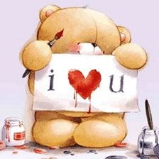 Схема вышивки «я тебя люблю»