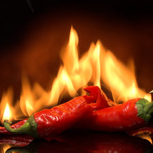 Схема вышивки «Жгучий перец.»