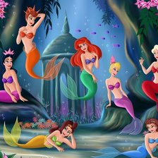 Схема вышивки «Арель и ее сестры»