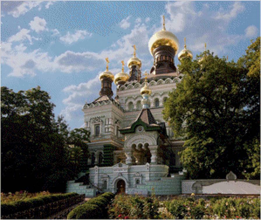 церковь - купола, церковь, фото - предпросмотр