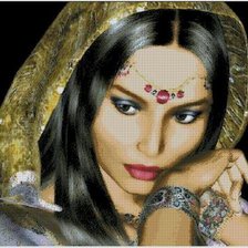 Схема вышивки «арабска принцеса»