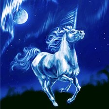 Схема вышивки «ЕДИНОРОГ»