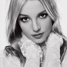 Схема вышивки «бритни спирс»