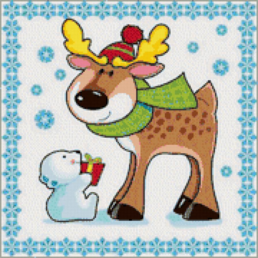 Олень и медвежонок - предпросмотр