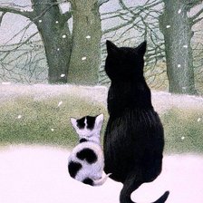 Схема вышивки «Друзья»