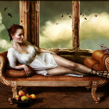 Схема вышивки «античность»