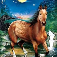 Схема вышивки «Лошадка»