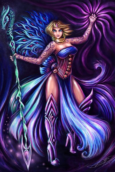 Красота женщины - фэнтези, женщина - оригинал