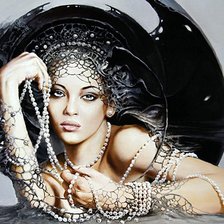 Схема вышивки «Красота женщины»