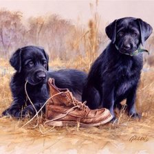 Схема вышивки «озорники два»