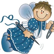 Схема вышивки «фея-иголочка»