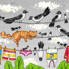 Схема вышивки «Смех»